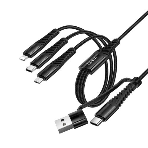 Câble USB‑C multiple + USB‑A
