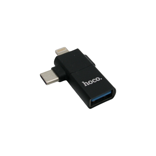 Adaptateur Lightning + USB‑C vers USB femelle