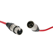Câble XLR rouge – 6 pieds