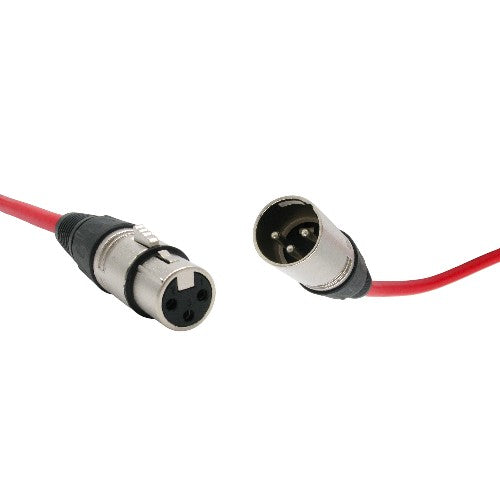Câble XLR rouge – 6 pieds